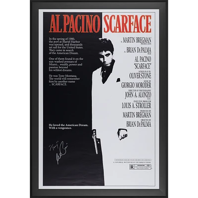Al Pacino Scarface Autographed Framed 27" x 40" Movie Poster with "Tony" Inscription