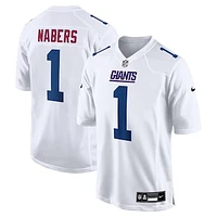 Men's Nike Malik Nabers Tundra White New York Giants Fashion Jersey