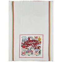 catstudio Kentucky Derby Dish Towel