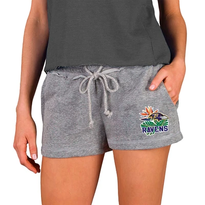 Women's Concepts Sport Gray Baltimore Ravens Mainstream Terry Shorts