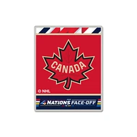 WinCraft Canada 2025 4 Nations Face-Off Collector Pin