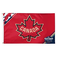 WinCraft Canada 2025 4 Nations Face-Off 3' x 5' Single-Sided Deluxe Flag