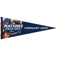 WinCraft 2025 4 Nations Face-Off 12" x 30" Premium Pennant