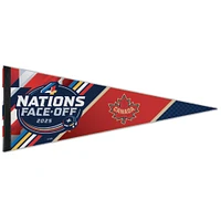 WinCraft Canada 2025 4 Nations Face-Off 12" x 30" Premium Pennant