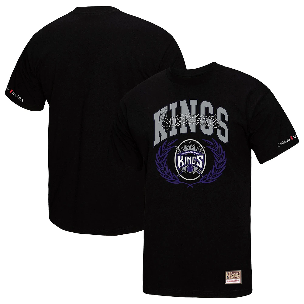 Men's Mitchell & Ness Black Sacramento Kings NBA x Michelob Ultra Rewind II T-Shirt