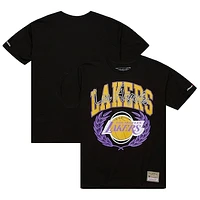 Men's Mitchell & Ness Black Los Angeles Lakers NBA x Michelob Ultra Rewind II T-Shirt