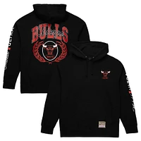 Men's Mitchell & Ness Black Chicago Bulls NBA x Michelob Ultra Swish Sip Pullover Hoodie