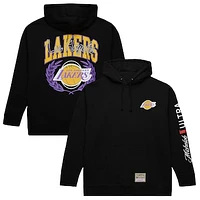 Men's Mitchell & Ness Black Los Angeles Lakers NBA x Michelob Ultra Swish Sip Pullover Hoodie