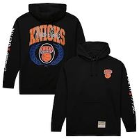 Men's Mitchell & Ness Black New York Knicks NBA x Michelob Ultra Swish Sip Pullover Hoodie