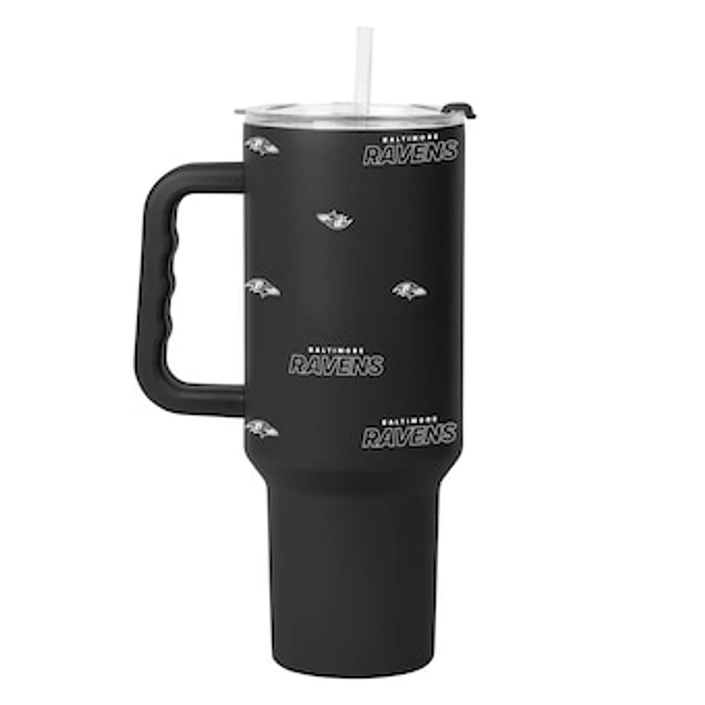 Baltimore Ravens 40oz. Step and Repeat Powder Coat Tumbler