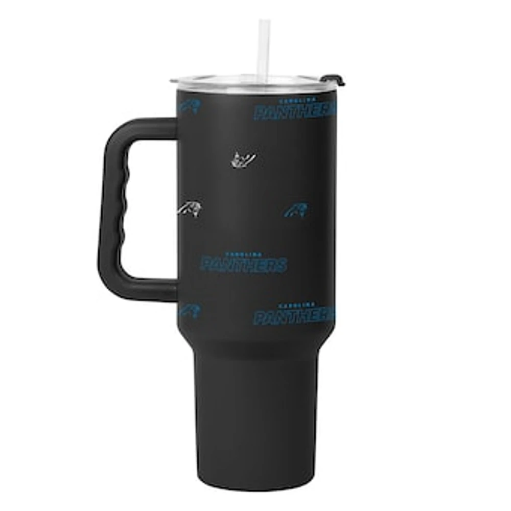 Carolina Panthers 40oz. Step and Repeat Powder Coat Tumbler