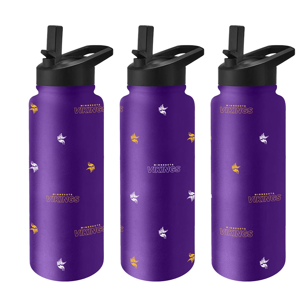 Minnesota Vikings 34oz. Steep and Repeat Quencher Bottle