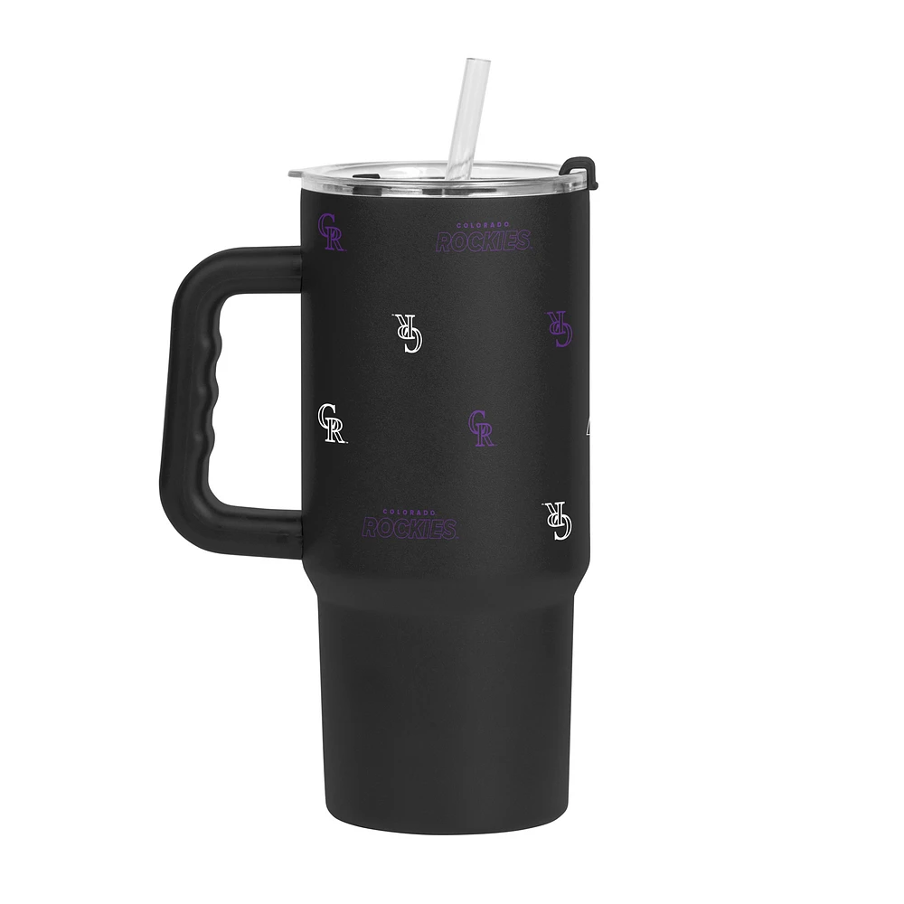 Colorado Rockies 24oz. Step and Repeat Powder Coat Tumbler