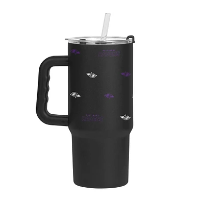 Baltimore Ravens 24oz. Step and Repeat Powder Coat Tumbler