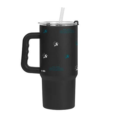 San Jose Sharks 24oz. Step and Repeat Powder Coat Tumbler
