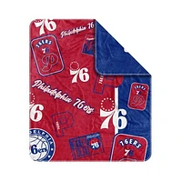 Philadelphia 76ers 50" x 60" Dream Weave Throw Blanket