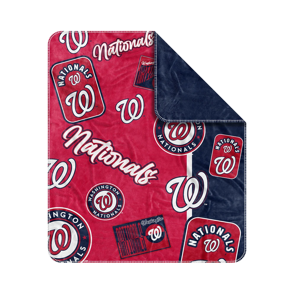 Washington Nationals 50" x 60" Dream Weave Throw Blanket