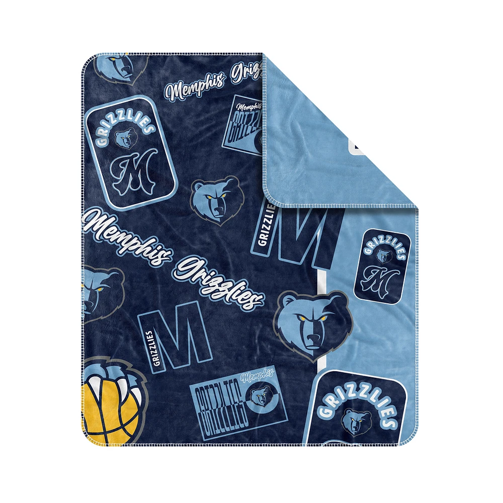 Memphis Grizzlies 50" x 60" Dream Weave Throw Blanket