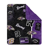 Baltimore Ravens 50" x 60" Dream Weave Throw Blanket