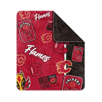 Calgary Flames 50" x 60" Dream Weave Throw Blanket