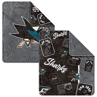 San Jose Sharks 50" x 60" Dream Weave Throw Blanket