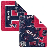 New England Patriots 50” x 60” Dream Weave Throw Blanket