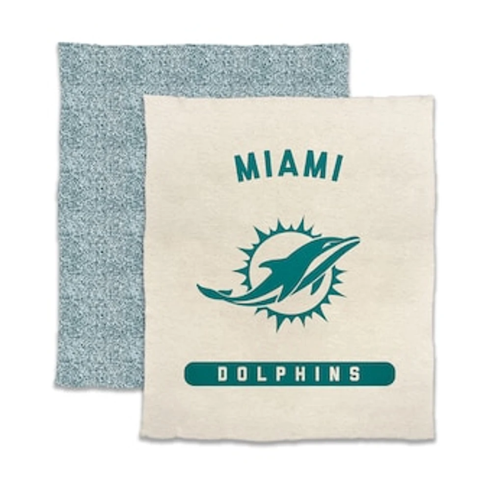 Miami Dolphins 50” x 60” Luxe Dreams Throw Blanket