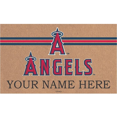 Los Angeles Angels 28" x 16" Personalized Team Logo Outdoor Coir Mat