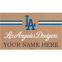 Los Angeles Dodgers 28" x 16" Personalized Team Logo Outdoor Coir Mat
