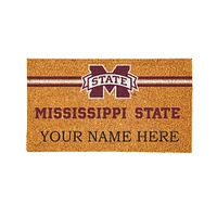 Mississippi State Bulldogs 28" x 16" Personalized Team Logo Outdoor Coir Mat