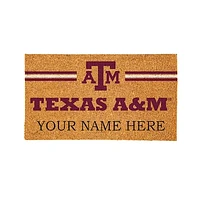 Texas A&M Aggies 28" x 16" Personalized Team Logo Outdoor Coir Mat