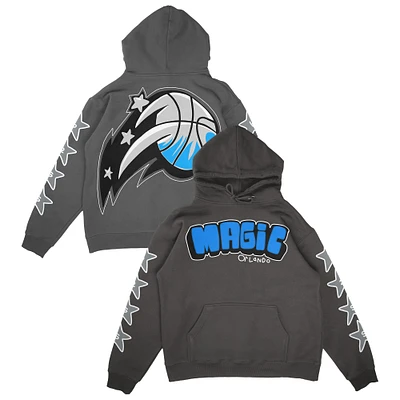 Unisex Black Orlando Magic Super Star Bubble Premium Pullover Hoodie