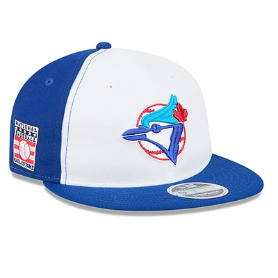 Men's New Era Royal/White Toronto Blue Jays Baseball Hall of Fame Retro Crown 9FIFTY Adjustable Hat