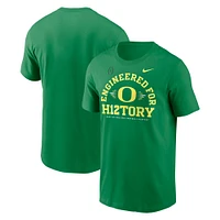 Men's Nike Green Oregon Ducks 2024 College Football Playoff Engineered for History T-Shirt