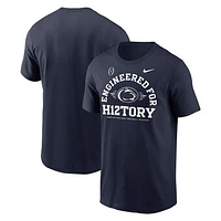 Men's Nike Navy Penn State Nittany Lions 2024 College Football Playoff Engineered for History T-Shirt