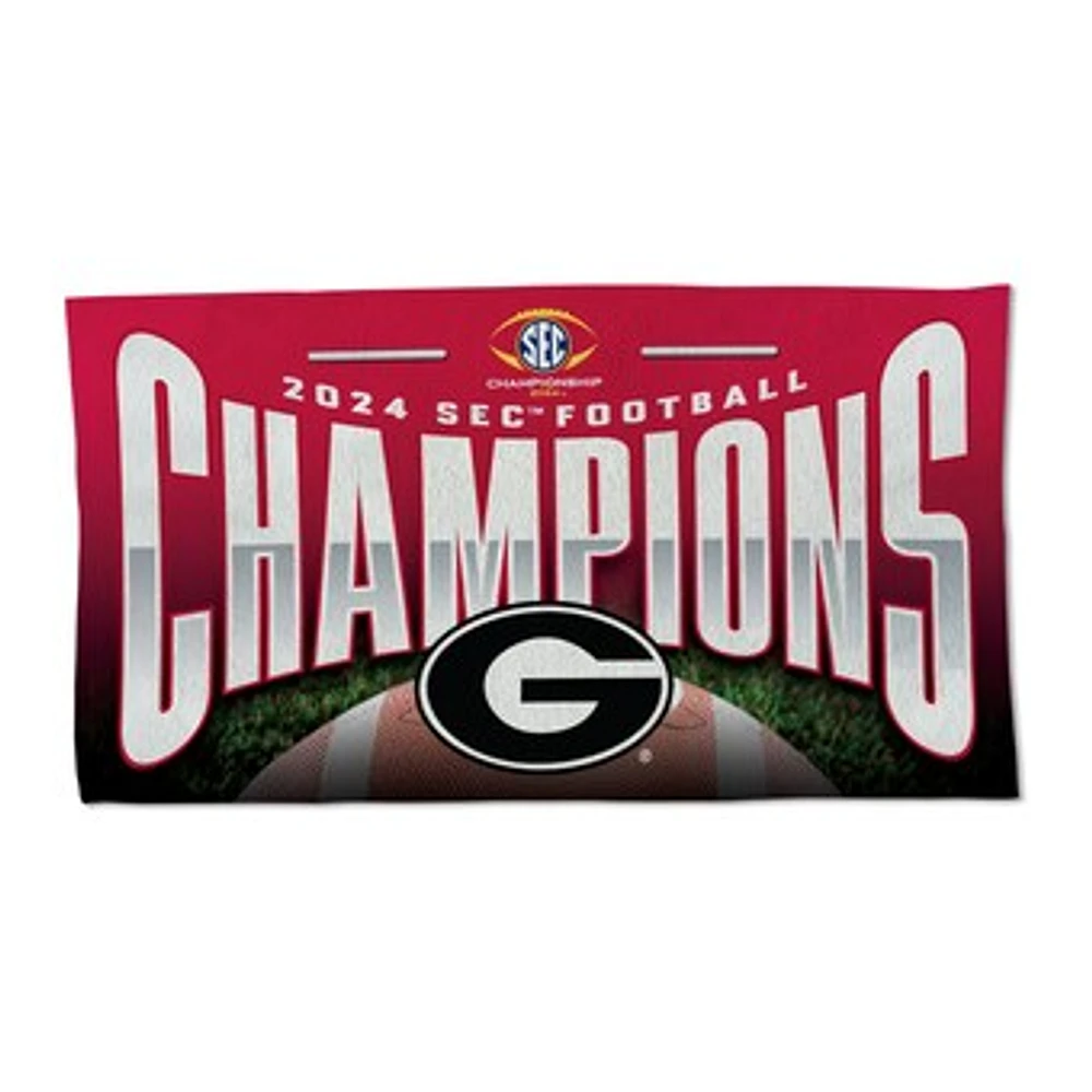 WinCraft Georgia Bulldogs 2024 SEC Football Conference Champions Locker Room 22'' x 42'' On-Field One-Sided Towel