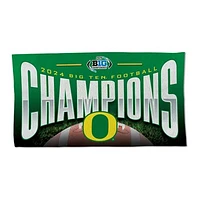 WinCraft Oregon Ducks 2024 Big Ten Football Conference Champions Locker Room 22'' x 42'' On-Field One-Sided Towel