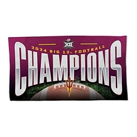 WinCraft Arizona State Sun Devils 2024 Big 12 Football Conference Champions Locker Room 22'' x 42'' On-Field One-Sided Towel