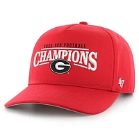 Men's '47 Red Georgia Bulldogs 2024 SEC Football Conference Champions Hitch Adjustable Hat