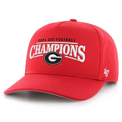 Men's '47 Red Georgia Bulldogs 2024 SEC Football Conference Champions Hitch Adjustable Hat