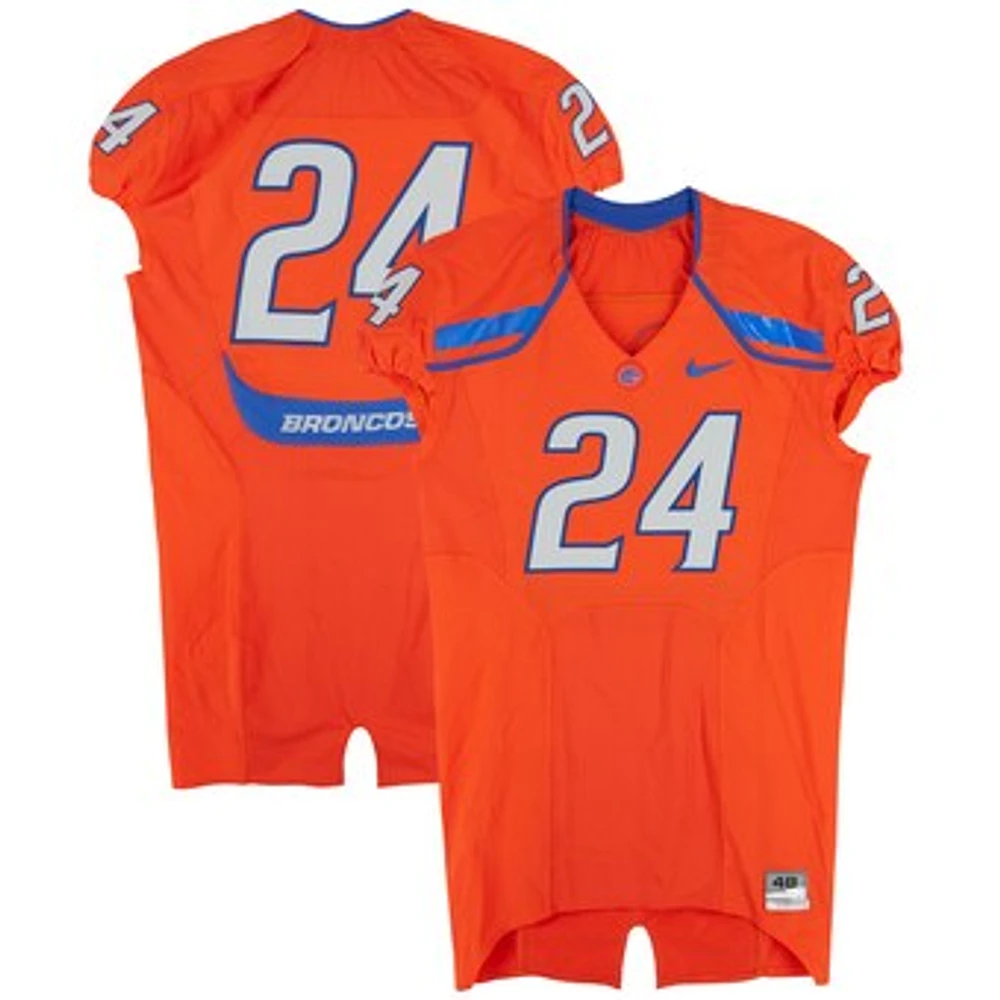 Boise State Broncos Team-Issued #24 Nike Jersey from the - NCAA Football Seasons