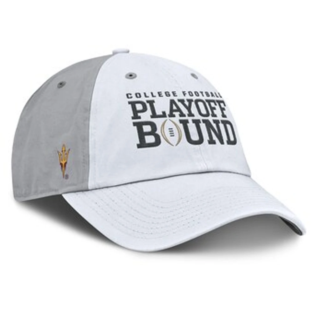 Unisex Nike White/Gray Arizona State Sun Devils 2024 College Football Playoff Club Adjustable Hat