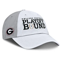 Unisex Nike White/Gray Georgia Bulldogs 2024 College Football Playoff Club Adjustable Hat