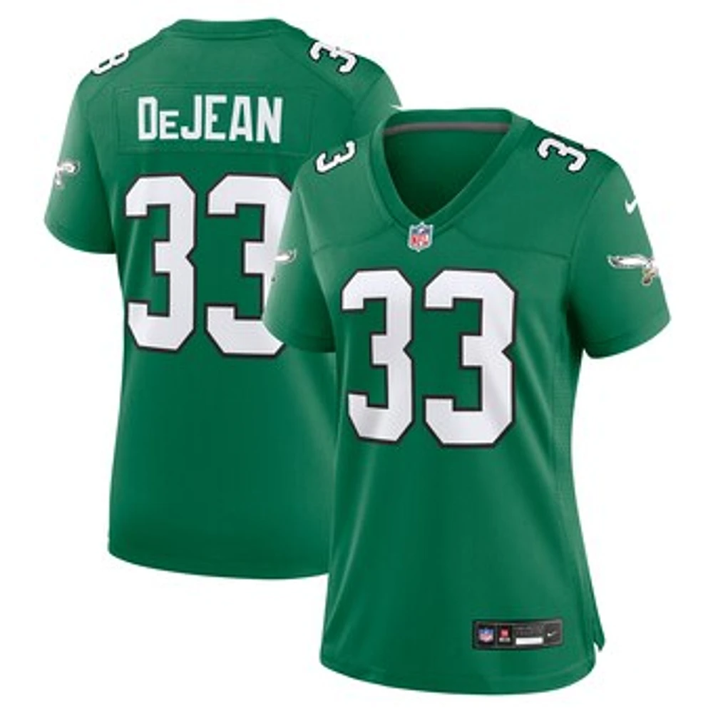 Women's Nike Cooper DeJean  Kelly Green Philadelphia Eagles Alternate Game Jersey