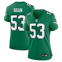 Women's Nike Zack Baun  Kelly Green Philadelphia Eagles Alternate Game Jersey