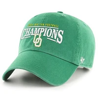 Men's '47 Kelly Green Oregon Ducks 2024 Big Ten Football Conference Champions Clean Up Adjustable Hat