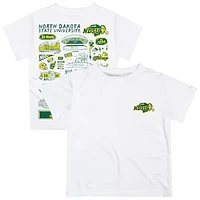 Infant Vive La Fete White NDSU Bison Impressions Artwork T-Shirt