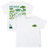 Infant Vive La Fete White NDSU Bison Impressions Artwork T-Shirt
