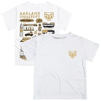 Infant Vive La Fete White Oakland Golden Grizzlies Impressions Artwork T-Shirt