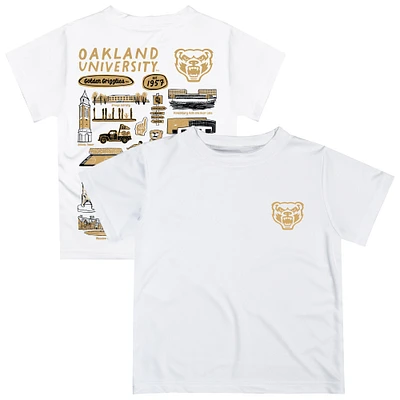 Infant Vive La Fete White Oakland Golden Grizzlies Impressions Artwork T-Shirt